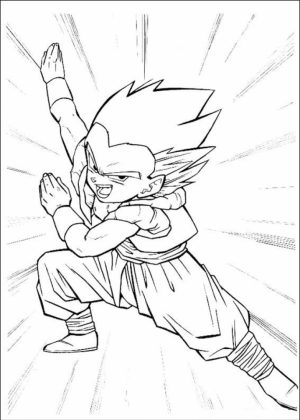 Free DBZ Coloring Pages to Print   16629