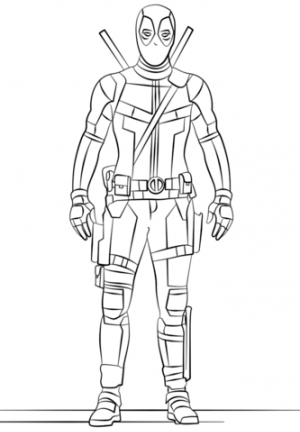 Free Deadpool Coloring Pages to Print   754984