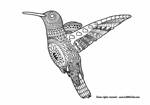 Free Difficult Animals Coloring Pages for Grown Ups   FD3659