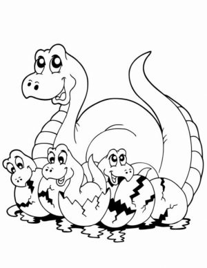 Free Dinosaurs Coloring Pages   18fg23