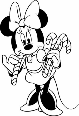 Free Disney Christmas Coloring Pages for Kids   AD58L