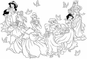 Free Disney Princess Coloring Pages   706104