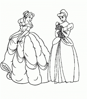 Free Disney Princess Coloring Pages to Print   993966