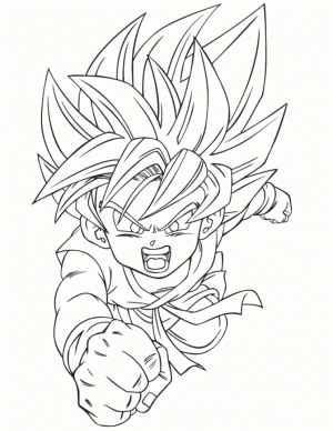 Free Dragon Ball Z Coloring Pages   58345