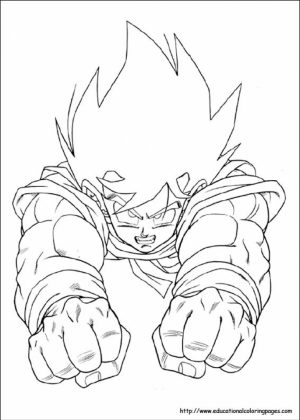 Free Dragon Ball Z Coloring Pages to Print   22226