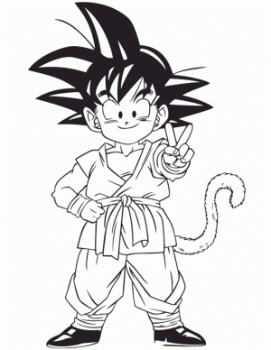 Free Dragon Ball Z Coloring Pages to Print   32710