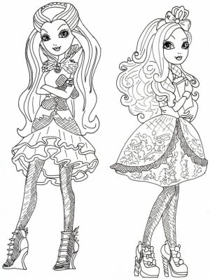 Free Ever After High Coloring Pages   39747