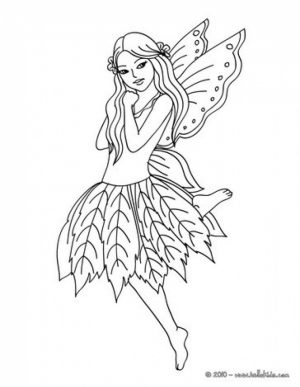 Free Fairy Coloring Pages   6987