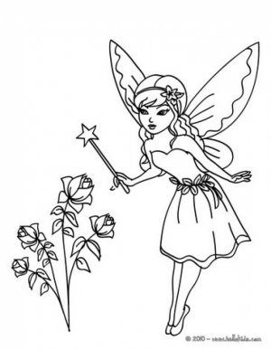 Free Fairy Coloring Pages to Print   22523