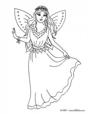 Free Fairy Coloring Pages to Print   83898