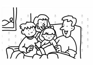 Free Family Coloring Pages for Kids   yy6l0