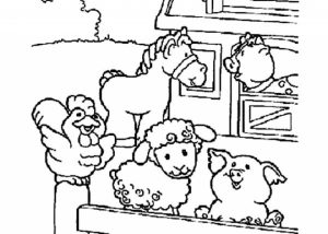 Free Farm Animal Coloring Pages for Toddlers   p97hr