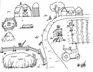 Free Farm Coloring Pages   9UWMI