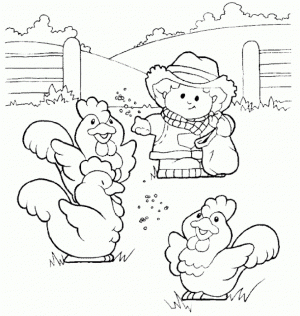Free Farm Coloring Pages to Print   GDNB9