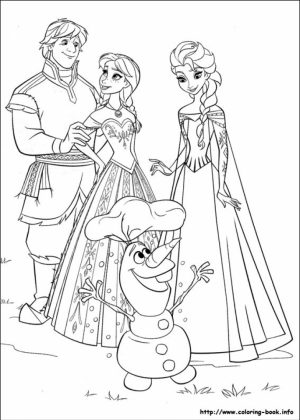 Free Frozen Coloring Pages   119165