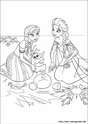 Free Frozen Coloring Pages   706112