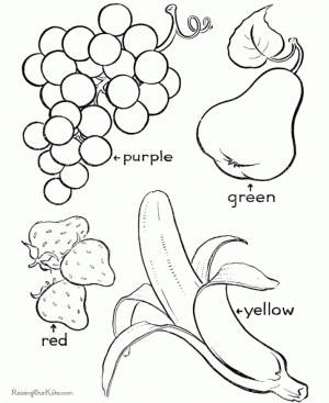 Free Fruit Coloring Pages   5020