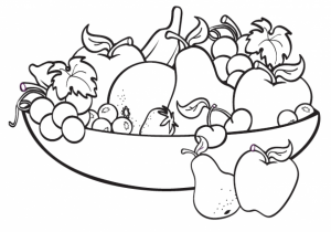 Free Fruit Coloring Pages   92895