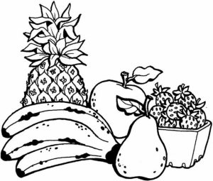Free Fruit Coloring Pages to Print   18242