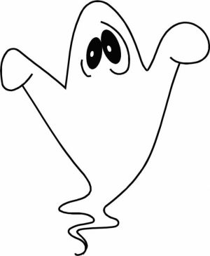 Free Ghost Coloring Pages to Print   12490