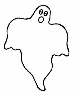 Free Ghost Coloring Pages to Print   92377