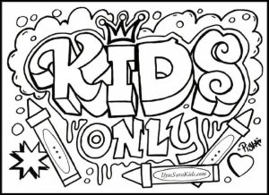 Free Graffiti Coloring Pages   92143