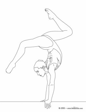 Free Gymnastics Coloring Pages   18fg10