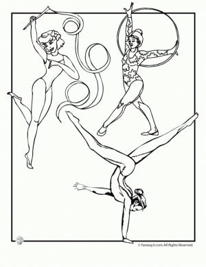 Free Gymnastics Coloring Pages to Print   590f12