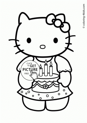 Free Happy Birthday Coloring Pages to Print Out   93183