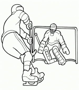 Free Hockey Coloring Pages   75908
