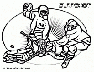 Free Hockey Coloring Pages to Print   12490