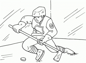 Free Hockey Coloring Pages to Print   16629