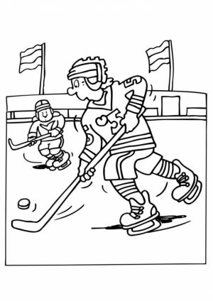 Free Hockey Coloring Pages to Print   92377