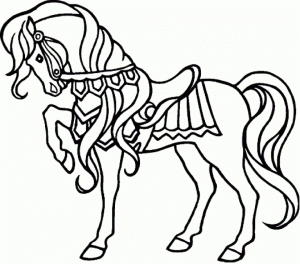Free Horses Coloring Pages for Toddlers   vnSpN