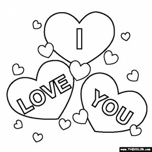 Free I Love You Coloring Pages for Kids   yy6l0