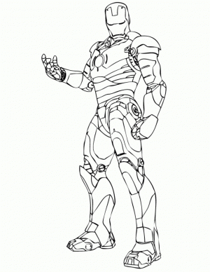 Free Ironman Coloring Pages   25762
