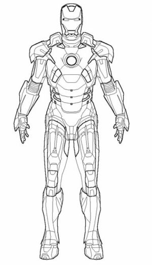 Free Ironman Coloring Pages to Print   12490