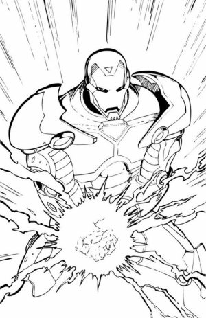 Free Ironman Coloring Pages to Print   92377