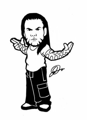 Free Jeff Hardy Coloring Sheets   YFBE9