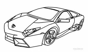 Free Lamborghini Coloring Pages   92377