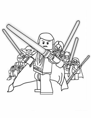 Free Lego Star Wars Coloring Pages   48926