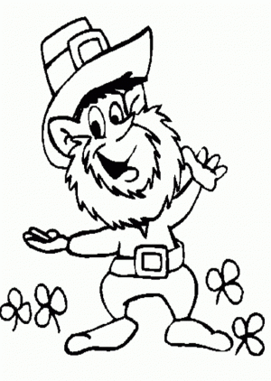 Free Leprechaun Coloring Pages to Print   590f16