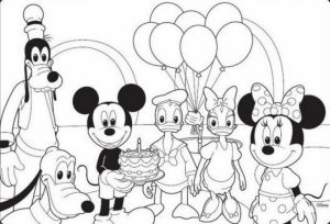 Free Mickey Coloring Pages to Print   88595