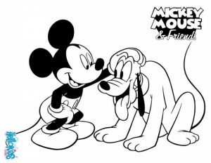 Free Mickey Mouse Coloring Page   25762