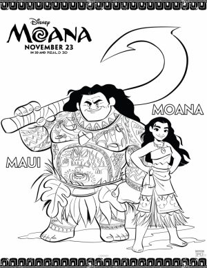 Free Moana Coloring Pages to Print   62CF0