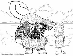 Free Moana Coloring Pages to Print   81PL8