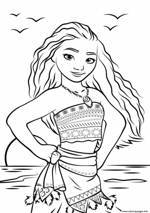 Free Moana Coloring Pages to Print   88wab
