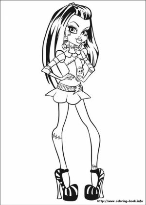 Free Monster High Coloring Pages   467399