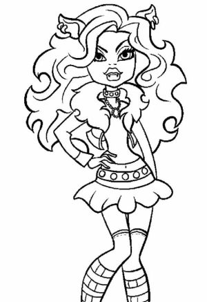 Free Monster High Coloring Pages to Print   105385