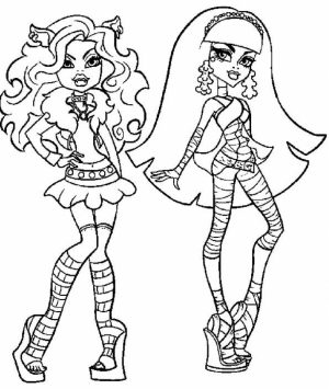 Free Monster High Coloring Pages to Print   194522